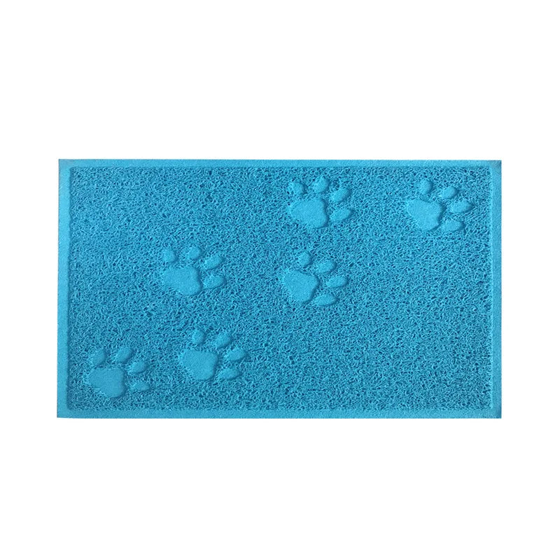 Tapis de litière pour chat anti-saletés à double couche
