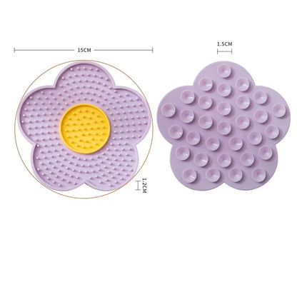 Tapis de léchage pour chat en silicone pour une dégustation apaisante