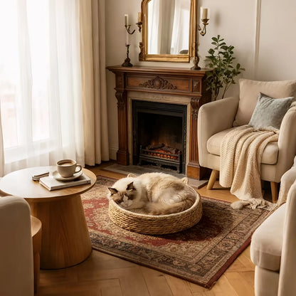 Griffoir à chat Robusto avec surface à griffer et espace de repos