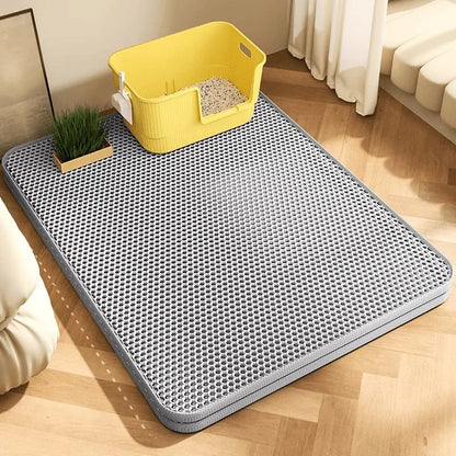Tapis de litière pour chat Capture 95 pour retenir les grains de litière