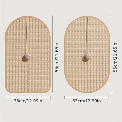 Griffoir chat mural design en sisal pour protéger les meubles