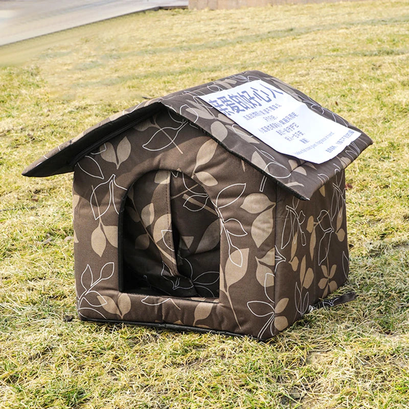 Maison pour chat extérieur | Résistante intempéries