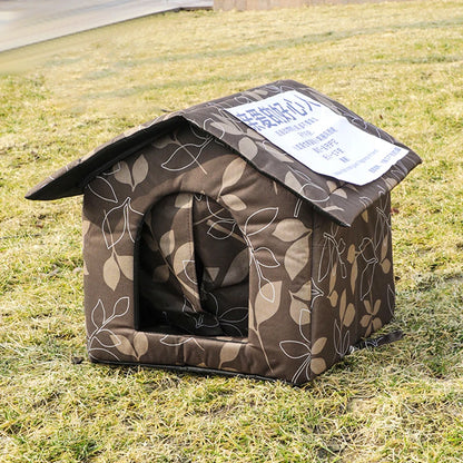Maison pour chat extérieur | Résistante intempéries