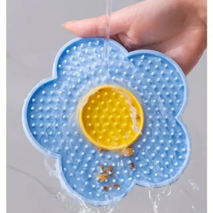 Tapis de léchage pour chat en silicone pour une dégustation apaisante