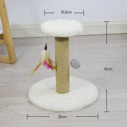 Griffoir chat confortable en sisal avec espace de repos