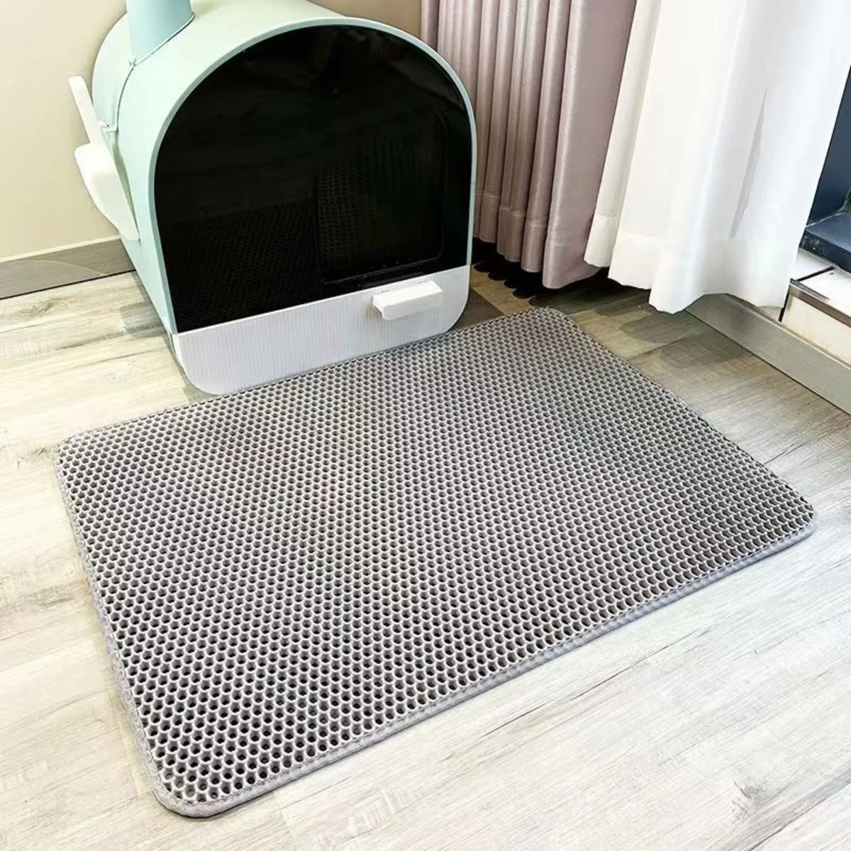 Tapis de litière pour chat Capture 95 pour retenir les grains de litière