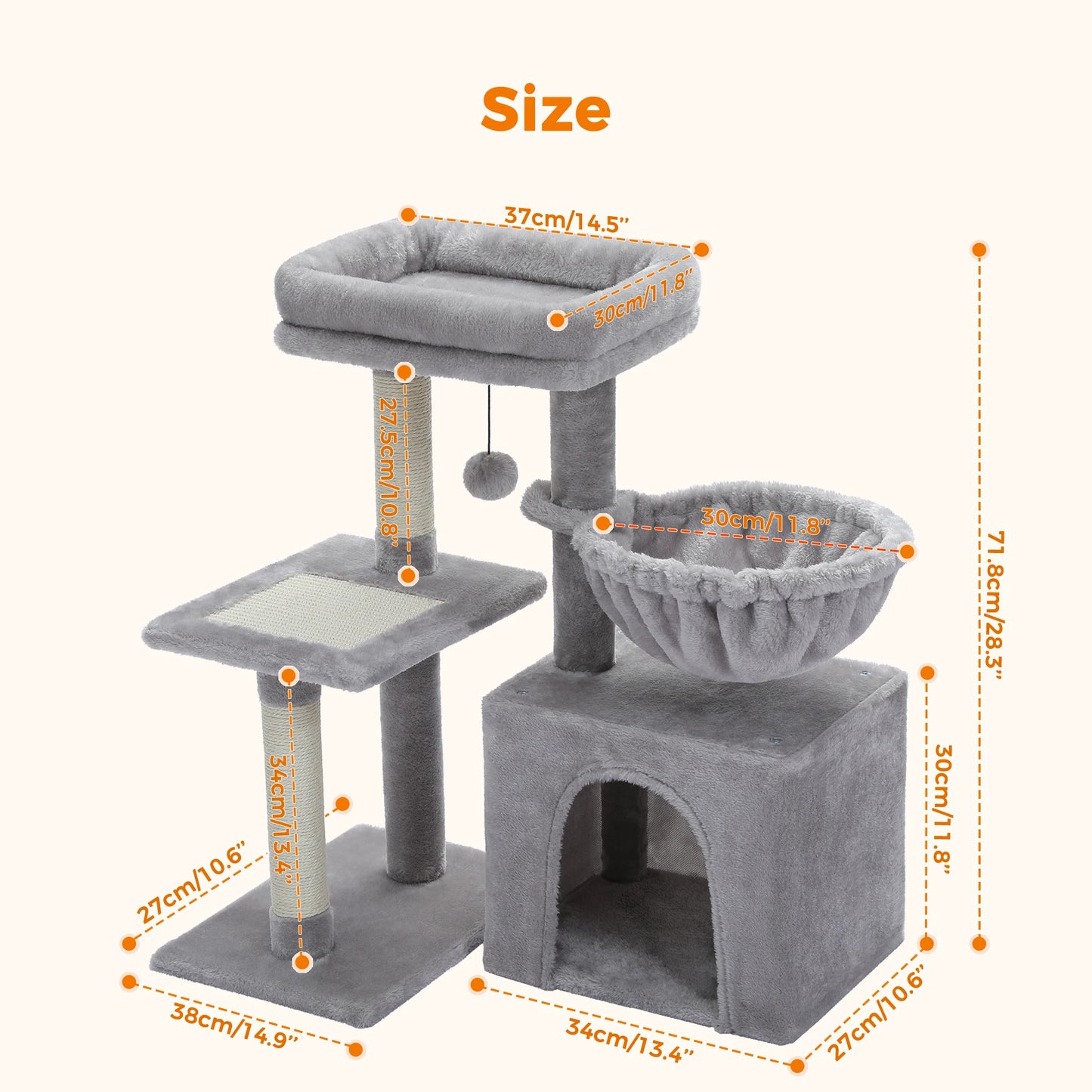 Petit arbre a chat | Compact