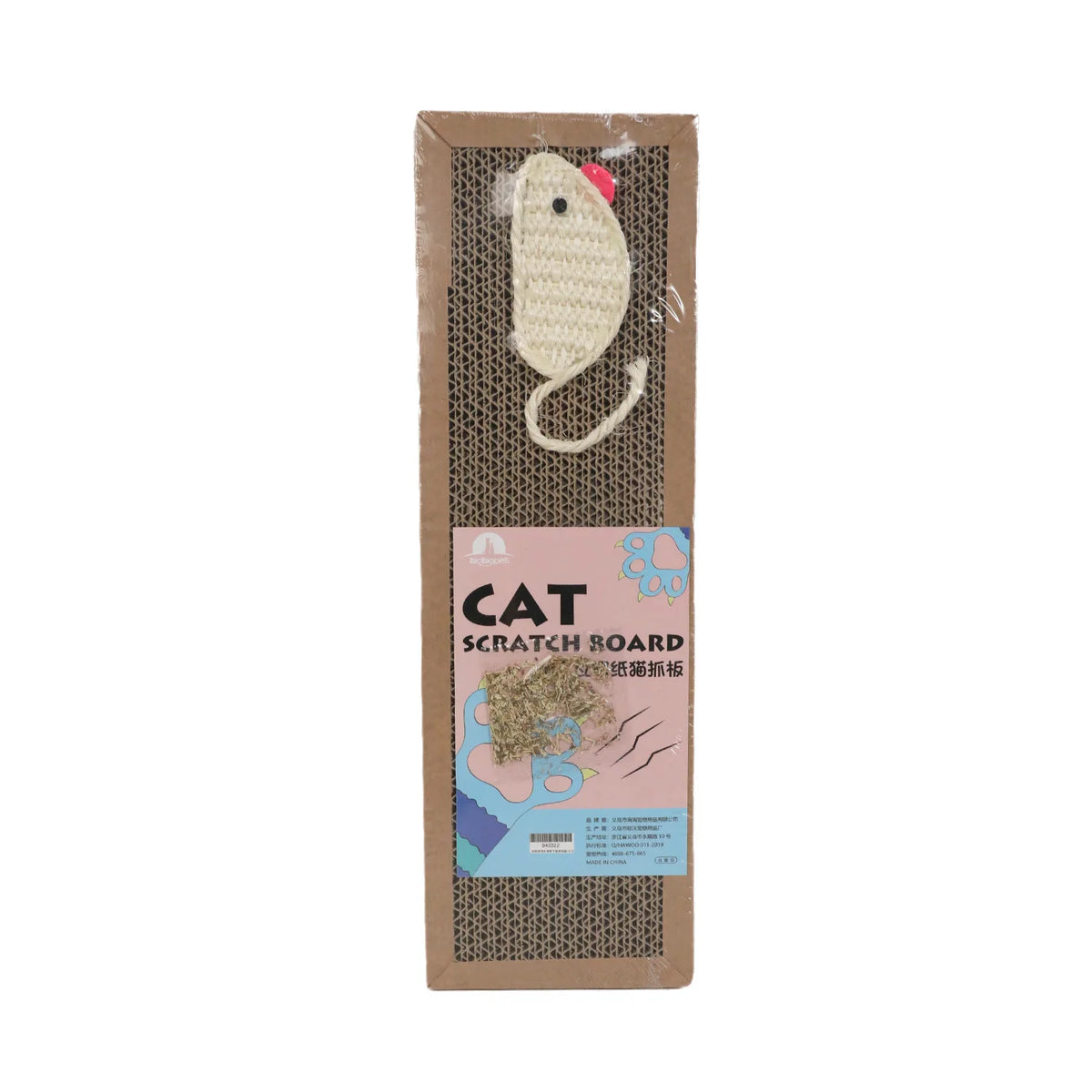 Griffoir en carton pour chat confortable pour faire ses griffes et se reposer