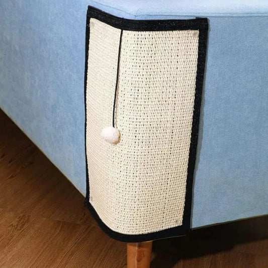 Tapis griffoir naturel pour chat en sisal pour protéger les meubles