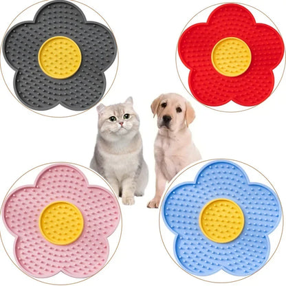 Tapis de léchage pour chat en silicone pour une dégustation apaisante