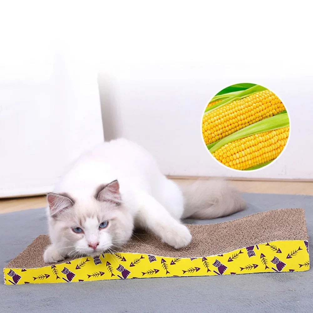 Griffoir chat en carton écologique pour faire ses griffes
