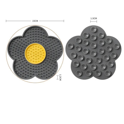 Tapis de léchage pour chat en silicone pour une dégustation apaisante