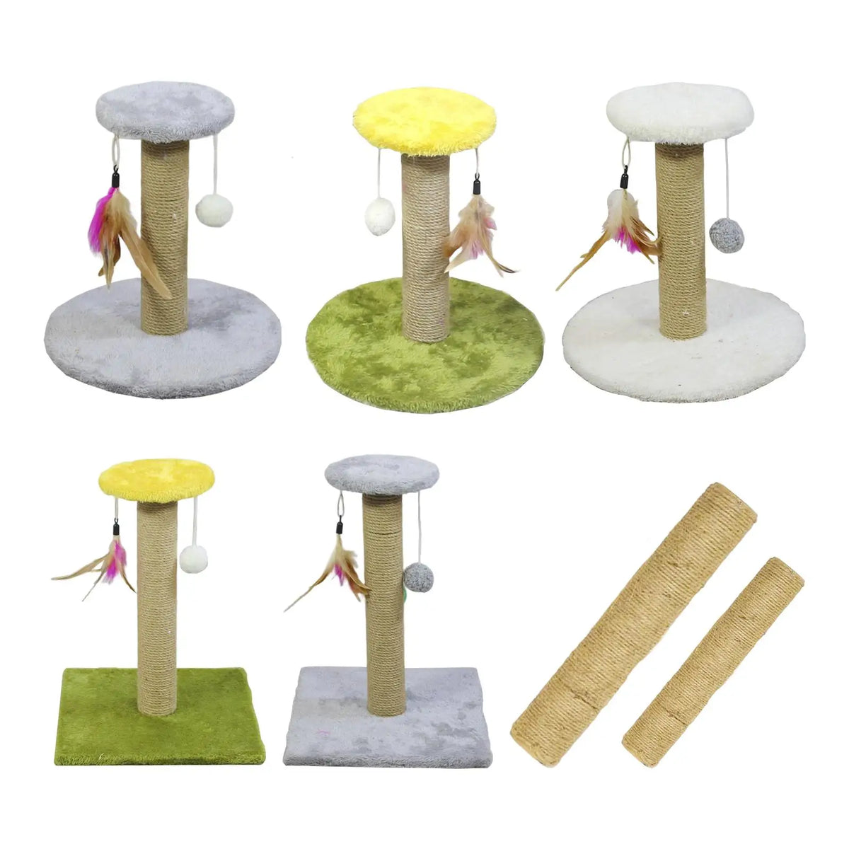 Griffoir chat confortable en sisal avec espace de repos