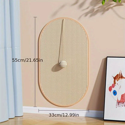 Griffoir chat mural design en sisal pour protéger les meubles