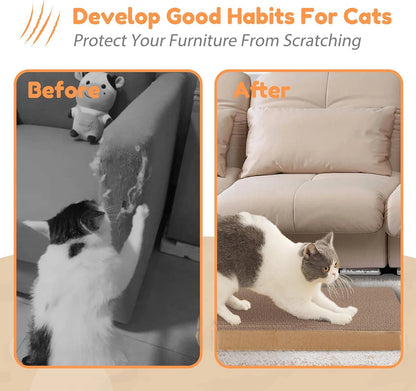 Griffoir chat en carton confortable avec espace de repos