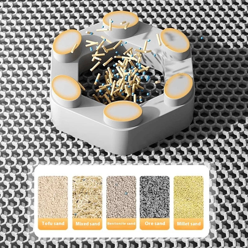 Tapis de litière pour chat Capture 95 pour retenir les grains de litière