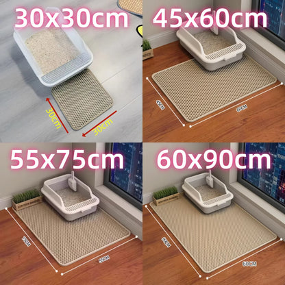 Tapis de litière pour chat Capture 95 pour retenir les grains de litière