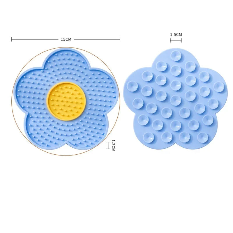 Tapis de léchage pour chat en silicone pour une dégustation apaisante