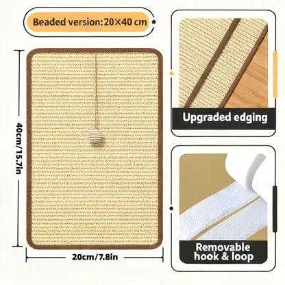 Griffoir chat en sisal avec balle suspendue pour faire ses griffes