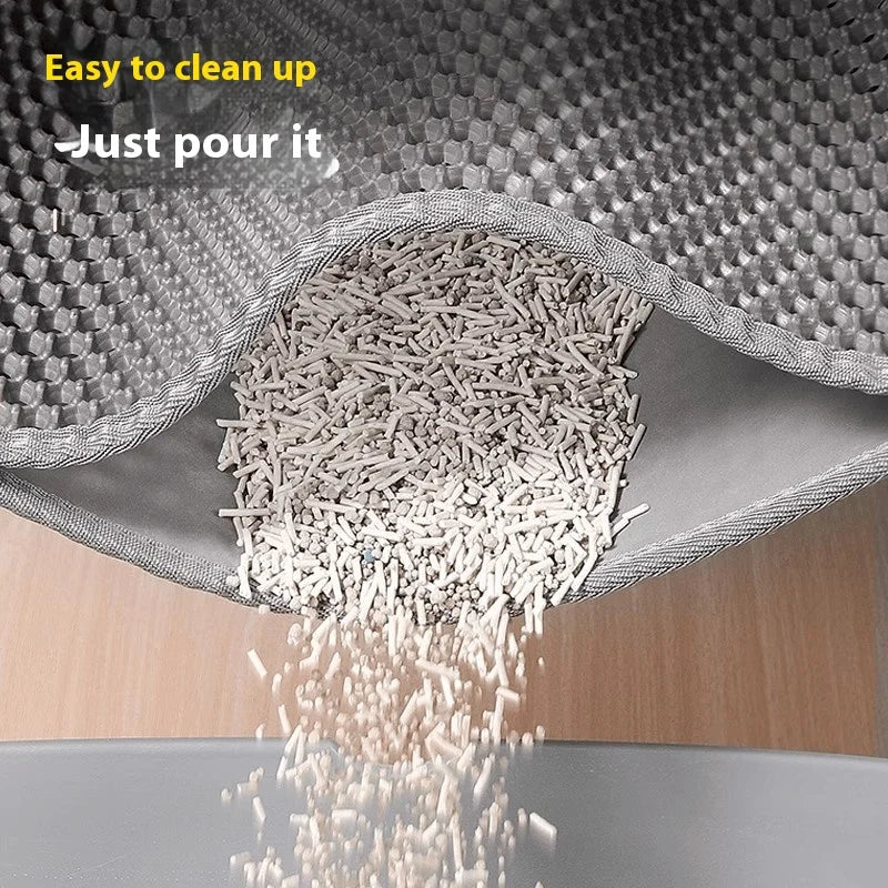 Tapis de litière pour chat Capture 95 pour retenir les grains de litière