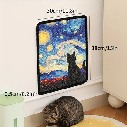 Tapis griffoir mural pour chat protecteur et durable