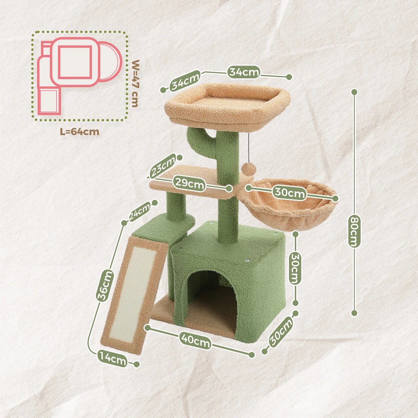 Petit arbre a chat | Compact