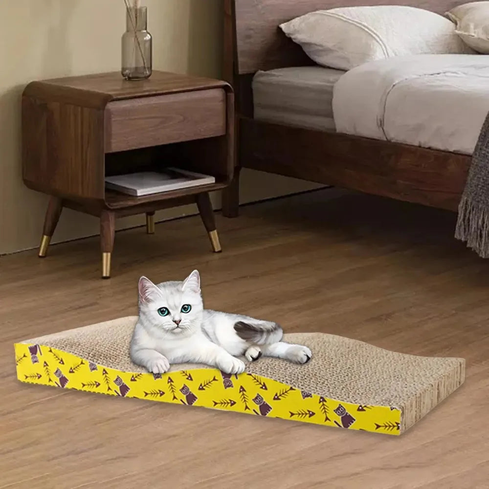 Griffoir chat en carton écologique pour faire ses griffes
