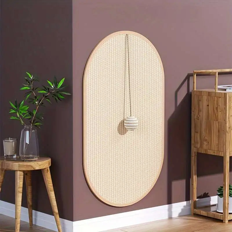 Griffoir chat mural design en sisal pour protéger les meubles
