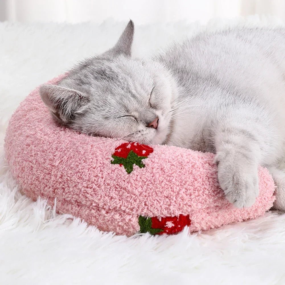 Coussin chat | Douillet Coton - Le Bonheur du Chat