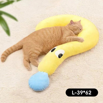 Coussin chat | Douillet Coton - Le Bonheur du Chat