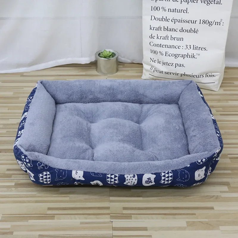 Coussin pour chat, vue des finitions et coutures