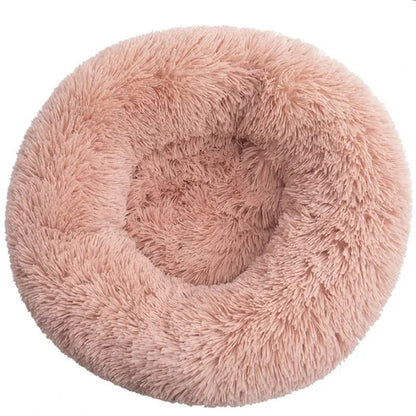 Coussin donut vu de dessus, forme ronde complète
