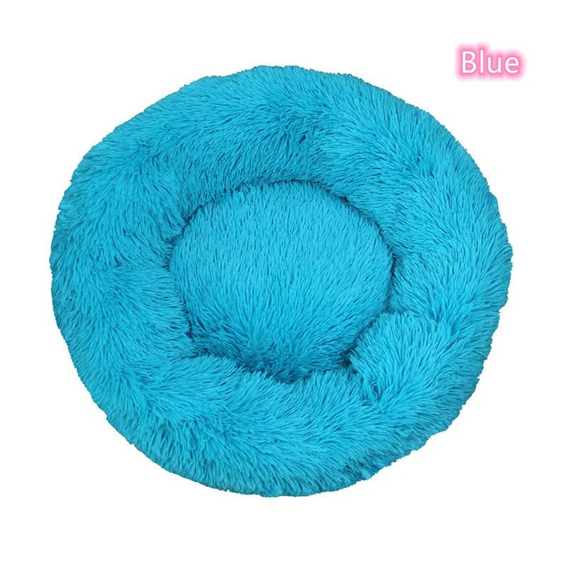 Vue latérale du coussin donut pour chat