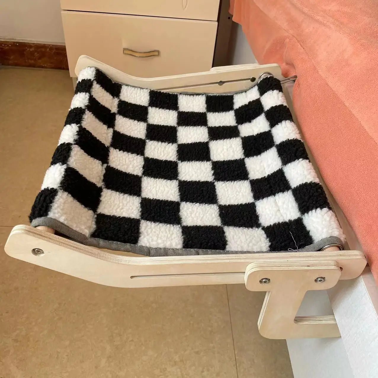 Hamac Chat - CatHammock™ - Carreaux - Le Bonheur du Chat