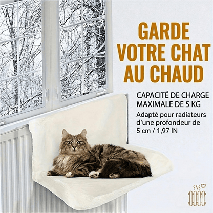 hamac chat radiateur | Polaire Douillet - Le Bonheur du Chat