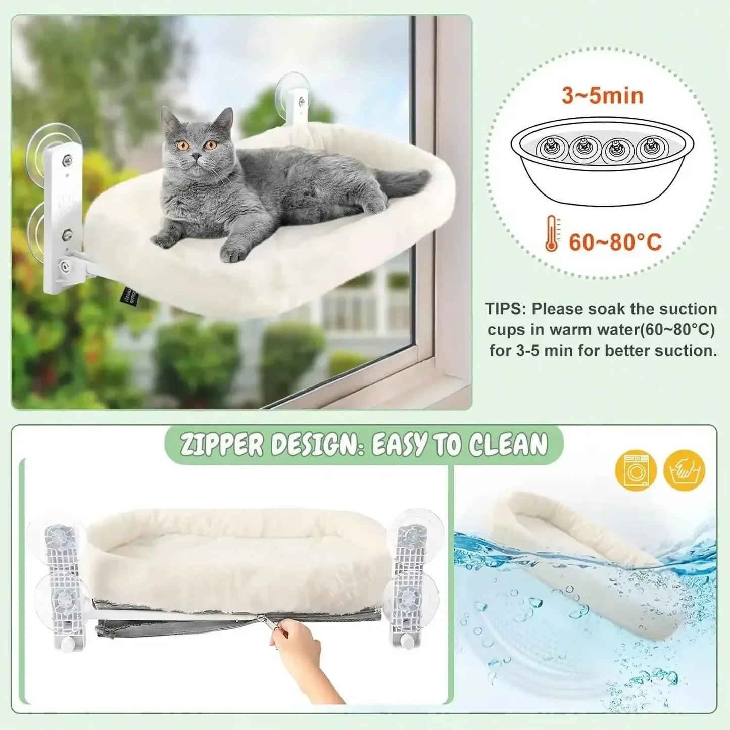 hamac pour chat | Reversible Confort - Le Bonheur du Chat