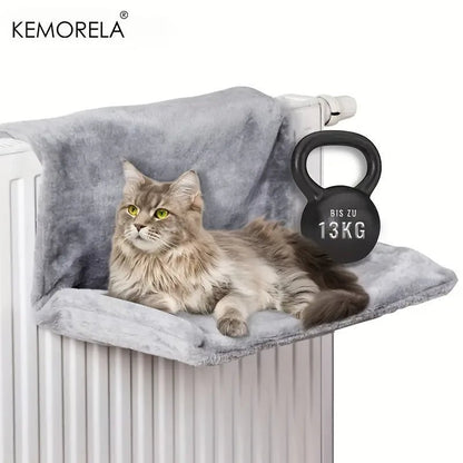 hamac radiateur chat maine coon gris 13kg
