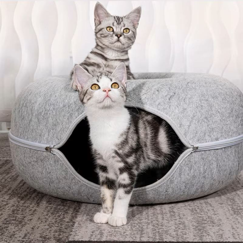 Lit pour Chat - ChatCondo™ - Gris Clair - Le Bonheur du Chat