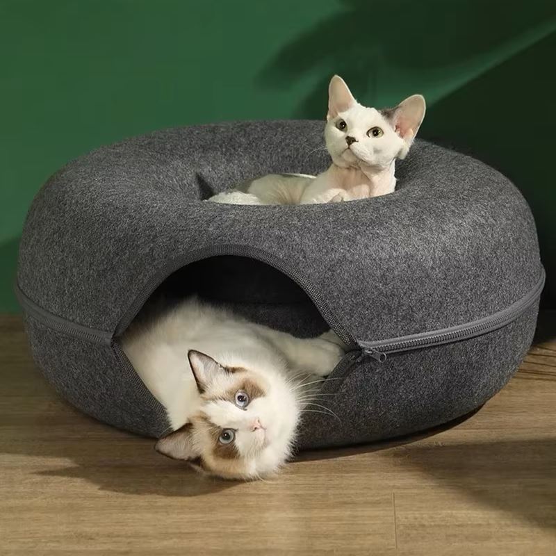 Lit pour Chat - ChatCondo™ - Gris Foncé - Le Bonheur du Chat