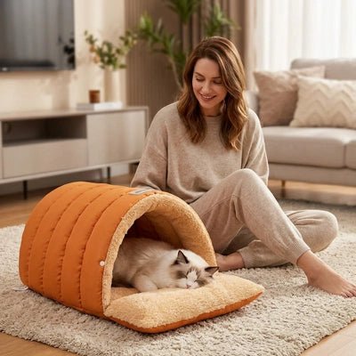 Lit pour Chat | Douillet Premium - Le Bonheur du Chat