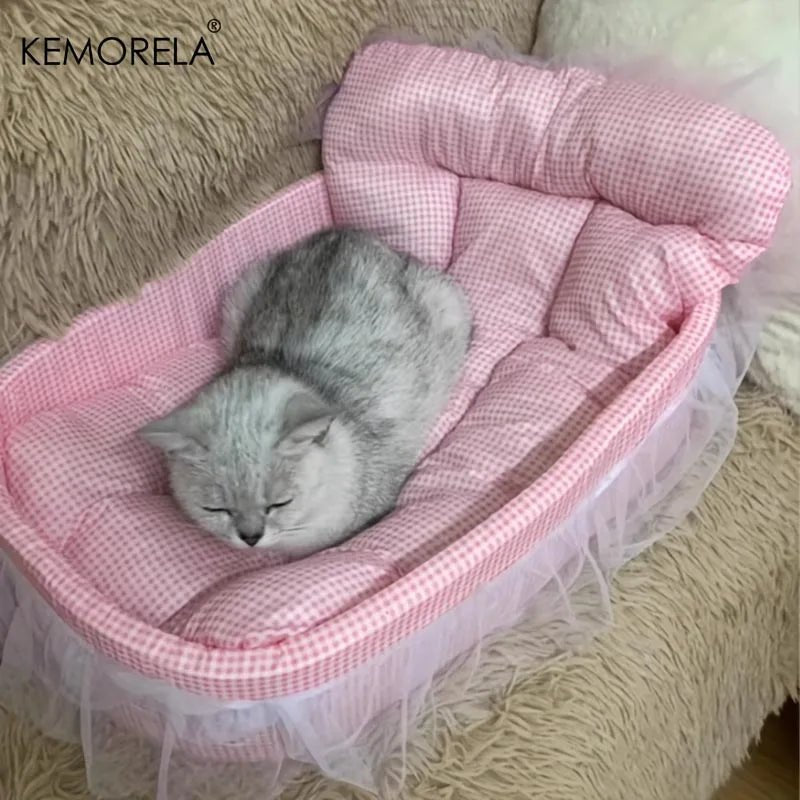 Housse lavable et amovible du lit sofa pour chat
