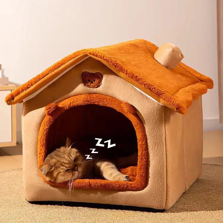 Maison Chat - PetCocon™ - Marron - Le Bonheur du Chat