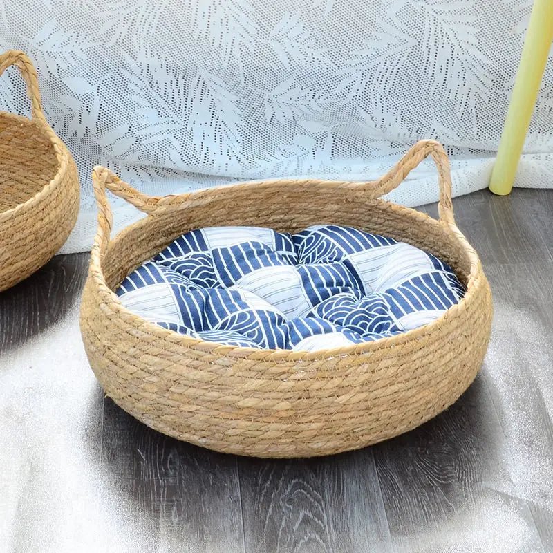 panier chat osier | Rotin Naturel - Le Bonheur du Chat