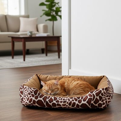 Panier pour chat confort douillet vue d'ensemble
