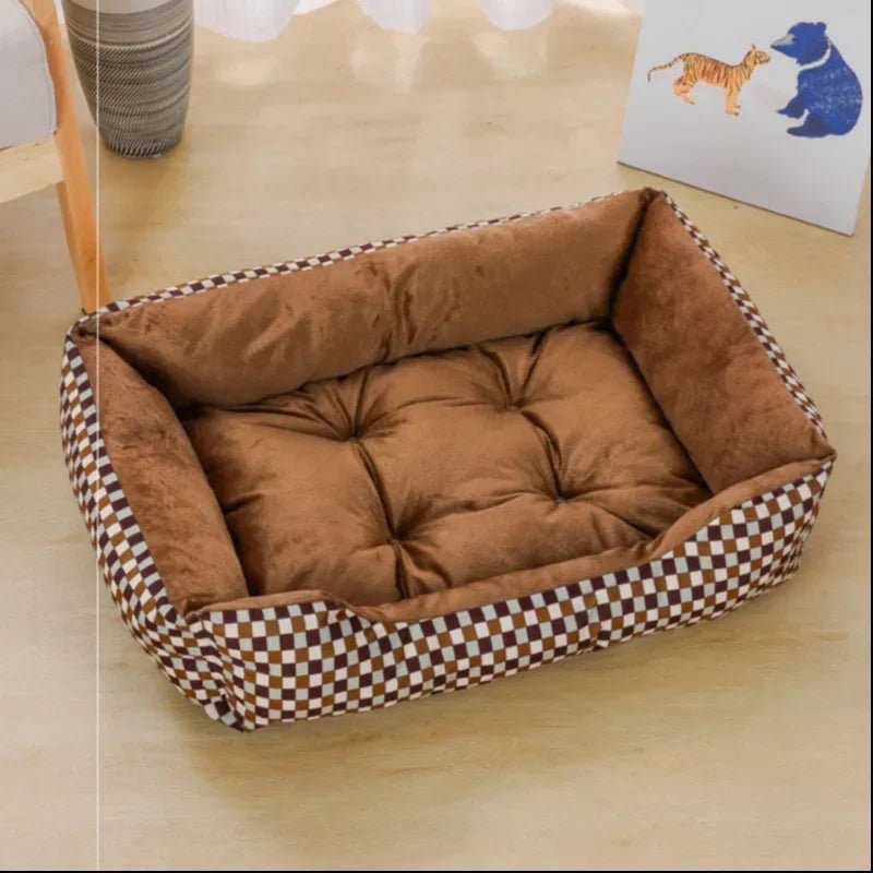 Panier pour chat confort douillet vue d'ensemble