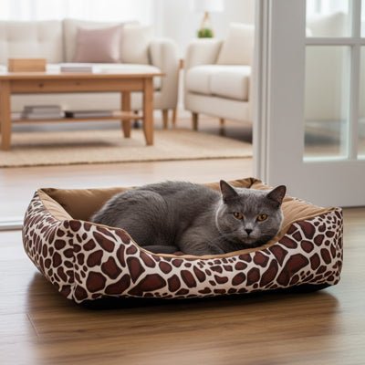 Panier pour chat confort douillet vue d'ensemble