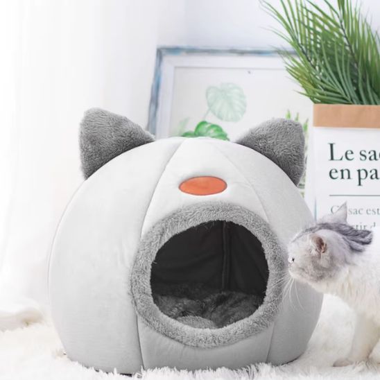 Panier pour chat | Douillet Lavable - Le Bonheur du Chat