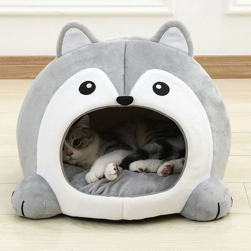 Cabane sofa pour chat vue d'ensemble