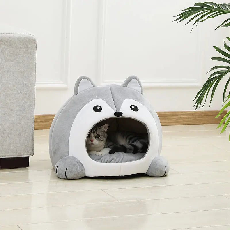Cabane pour chat en forme de sofa design