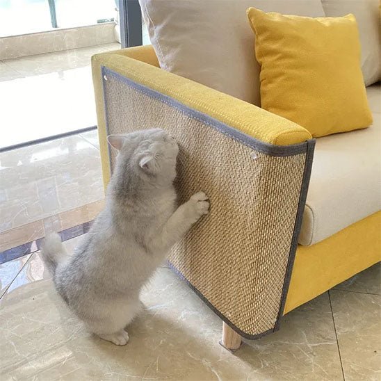 Protection canapé chat en bambou vue d'ensemble